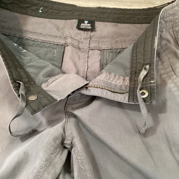 Kuhl Pants Size 8 Short Legendary Hiking Gorpcore Outdoor Active Gray - Picture 11 of 16